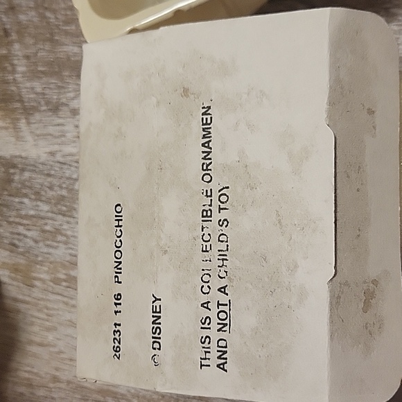 Vintage Disney Pinocchio Ornament - Picture 6 of 6